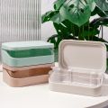 Soap Box with Lid Laundry Soap Drying Rack Perfumed Soap Draining Tray Kitchen Sponge Holder Bathroom Storage Supplies Anti-drop Portable Anti-bacteria. 