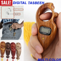 Digital Tasbih LED Finger Prayer Counter – Smart Rotating Islamic Tasbeeh Beads with Reset Button – Portable Mini Zikr Counter for Mosque, Travel & Home Use. 