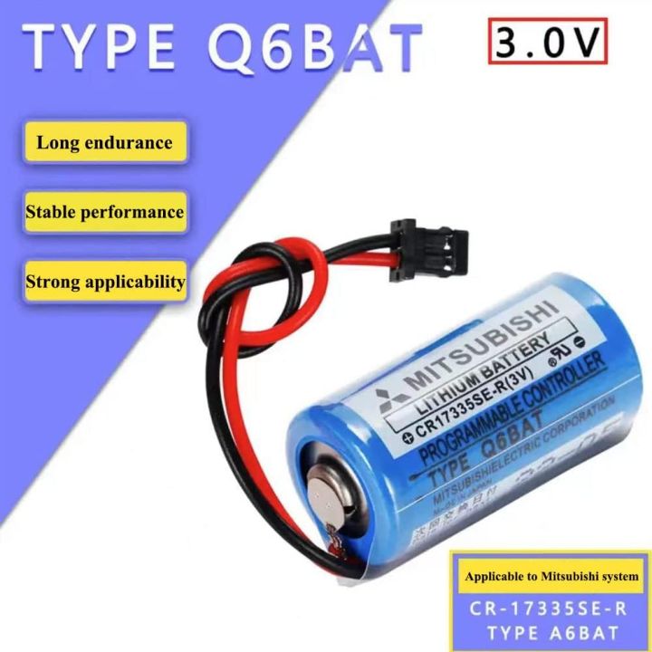 Mitsubishi%20Q6BAT%20-%20CR17335SE-R%20(3V)%20-%20PLC%20Lithium%20Battery%20-%201%20Piece%20-%20Image%202