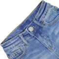 KIDSCOOL SPACE Baby Little Girls Boys Jeans Shorts,Ripped Frayed Raw Hem Simple Design Cute Summer Denim Pants.