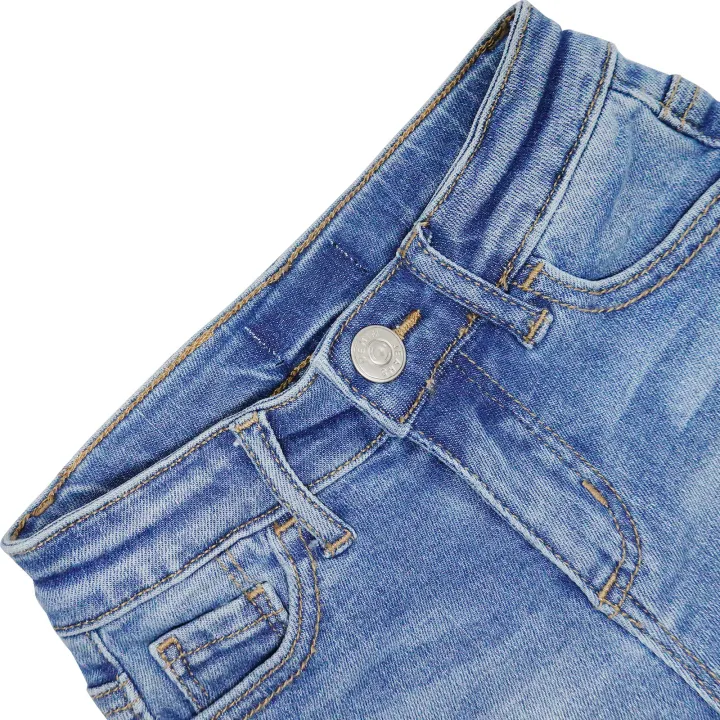 KIDSCOOL%20SPACE%20Baby%20Little%20Girls%20Boys%20Jeans%20Shorts,Ripped%20Frayed%20Raw%20Hem%20Simple%20Design%20Cute%20Summer%20Denim%20Pants%20-%20Image%203