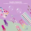 HelloKimi Kids Makeup Kit for Girl Children's Makeup Set Girl Real Makeup Washable Cosmetics Kit Little Girls Make Up Toy Non Toxic Cosmetics Play Set Beauty Toy with Cosmetic Case. 