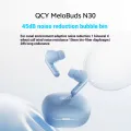 QCY Melobuds N30 True Wireless Earbuds HT16 BT 5.4 45dB ANC Dual Device Connection 28 Hourds Backup 68ms Latency  Wireless Bluetooth Earphone for Men and Women. 