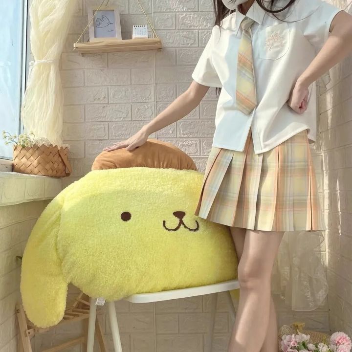 Sanrio%20Kawaii%20Pom%20Pom%20Purin%20Plush%20Toy%20Stuffed%20Animals%20Dog%20Soft%20Pillow%20Pompompurin%20Doll%20Cute%20Room%20Decor%20Anime%20Peluche%20Toy%20Gift%20-%20Image%202