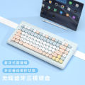Bluetooth three-mode keyboard, wireless tablet keyboard, mechanical feel, silent office computer, high-value gaming keyboard. 