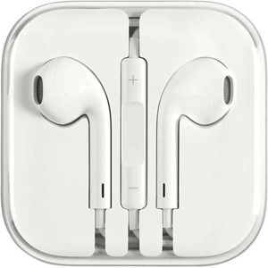 Super Headphone For All phones Wired Headset with Mic - White