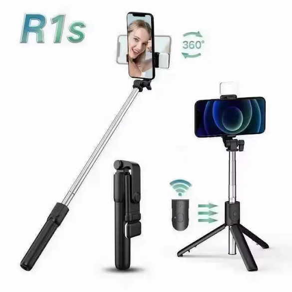 RIS%20Bluetooth%20Selfie%20Stick%20Remote%20Control%20360%20Degree%20Rotation%20-%20Image%203