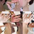 925 Silver Needle Temperament Entry Lux Anti-Lost Earrings Female Fashion Super Fairy High-Grade Tassel Earrings Eardrops. 