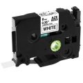 5Pcs Tze-221 9Mm Black on White Tze221 Tz221 Tze 221 Tz Tape for Brother P-Touch Label Maker Printer Laminated Ribbons , 9mm Label Tapes - Black.