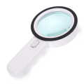2pcs Magnifying Glass 20X, Large Magnifier with Light, LED Illuminated Handheld, Premium High Power Magnifying Glass. 