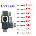New Front Camera With Back Rear Camera Module Flex Cable For Samsung A10S A20S A30S A50S A51 A11 A31 A71.