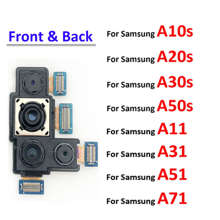 New Front Camera With Back Rear Camera Module Flex Cable For Samsung A10S A20S A30S A50S A51 A11 A31 A71