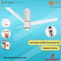Orient Aeroslim BLDC Motor 48" Smart Inverter Ceiling Fan with IOT, Remote & Under Light (Marble White). 