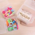 【Limited Stock Available】 Multifunctional Simple Transparent Stationery Storage Box Hardware Case Beads Container Small Chip Boxes Desktop Jewelry Organizer.