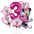 1set Mickey Minnie Balloons Baby Shower Birthday Party Decorations 32inch Number Cartoon Mickey Mouse Balloon Kids Toys Globos. 