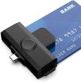 USB type c Smart Card Reader PC/SC EMV ISO7816 for Bank Card Dni CAC Chip id card reader for Android Phones USB PC Computer Mac. 