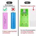 Beige closet 18650 Power Bank Shell 5V 5600mAh USB Charger Battery Holder Case for Phone Electronic Charging Portable DIY Mobile Storage Box. 