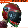 STM Baby Bike Helmet for Kids (3–12 Years) – Boys & Girls Safety Cycling Helmet – Red.