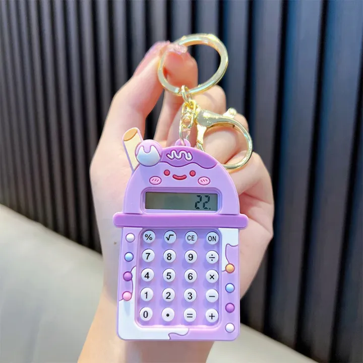 1pc%20Calculator%20Keychain%20Mini%20Portable%20Calculator%20With%20Creative%20Cute%20Keychain%208-Digit%20Display%20Pocket%20Calculator%20Keychain%20-%20Image%202