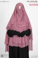 Glam Touch Premium ABRU 3 Layer Hijab Niqab Set.