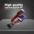 12 LED Light Kit Steering Brake Simulation Flash Light for 1/10 RC Car. 