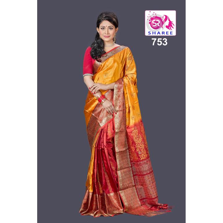 Tangail%20Tat%20Eye%20catching%20design%20with%20exclusive%20collection%20Soft%20Silk%20Sharee%20-%20Image%202