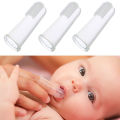 Soft Silicone Baby Finger Toothbrush Children's Teeth Cleaning Toothbrush Baby Tongue Cleaning Brush Pet Cleaning Tools. 