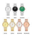 NAVIFORCE NF5044F Simple Square Women’s Watch Waterproof Luminous Casual Quartz Watch.