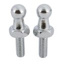 XHHDQES 4X 10mm BALL STUD BOLT M6 for Gas Strut Struts Ball Ended Bolt Bonnet STD 001. 