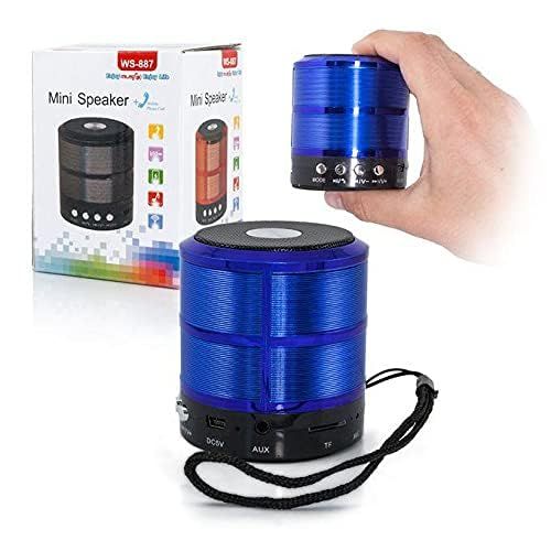 WS 887 Wireless Bluetooth Speaker TF, USB, FM, AUX Portable Music Mini ...