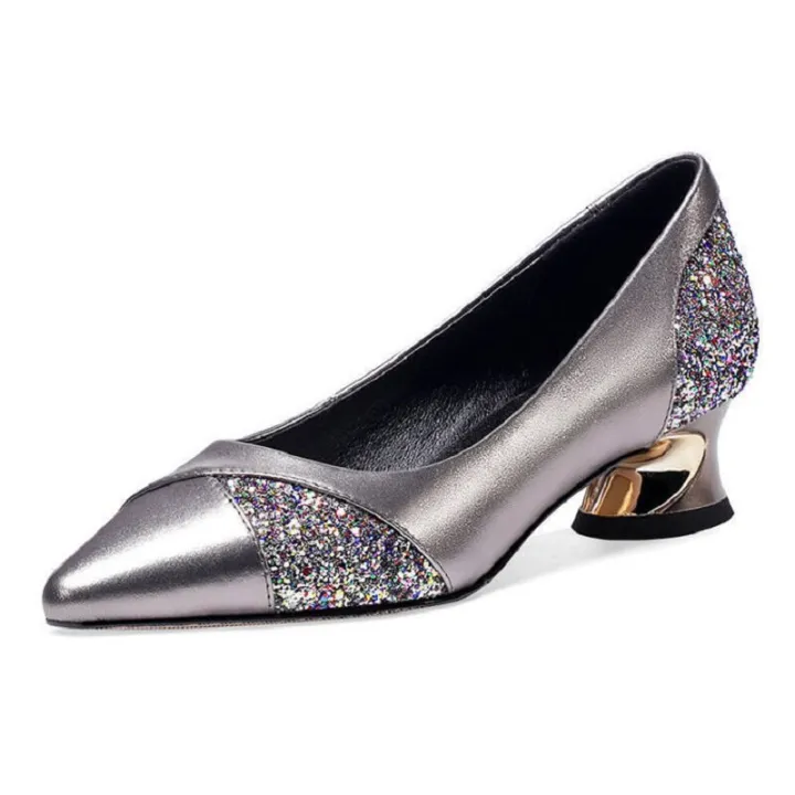 women%20classic%20pointed%20toe%20pu%20leather%20slip%20on%20high%20heel%20shoes%20lady%20cool%20black%20office%20heel%20pumps%20zapatos%20de%20mujer%20a6512%20-%20Image%205