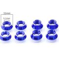 2 Set Radio Transmitter Switch Fixed Nut Installation Spanner for Radiolink Futaba Jr-Red &Blue - Red & Blue.