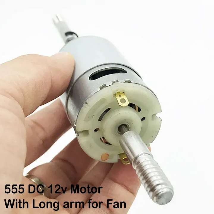 12V%20555%20DC%20Fan%20Motor%20with%20Long%20Shaft%20and%20Double%20Threaded%20Coupler%20-%20High%20Speed,%20Heavy%20Duty,%20Full%20Metal%20Body,%20Original%20Copper%20Core%20Fan%20Motor%20-%20Image%205