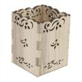 Valiant Art & Craft - Brown Wood Pen Stand. 