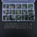 150pcs 100V 15 Value 0.33nF-470nF Polyester Film Capacitors Assortment Kit Box.. 