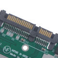 Half height MSATA Mini Pcie SSD To 2.5'' SATA3 6.0 Adapter Converter Card. 