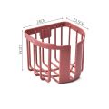 Toilet Paper Holder Tissue Rack Wall Mounted Bathroom Kitchen Roll Holder Adhesive Hanging Tissue Basket Drainage Storage Shelf.