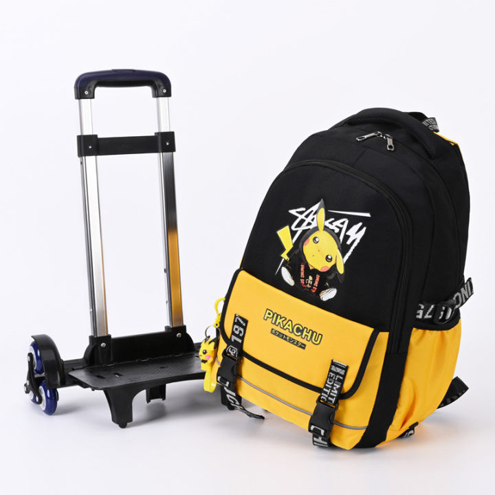 New%20Cartoon%20Trolley%20School%20Bag%20Easy%20Stairs%20Climbing%20Children%20Primary%20School%20Students2-6Grade%20Boy%20Internet%20Celebrity%20Backpack3%20-%20Image%203