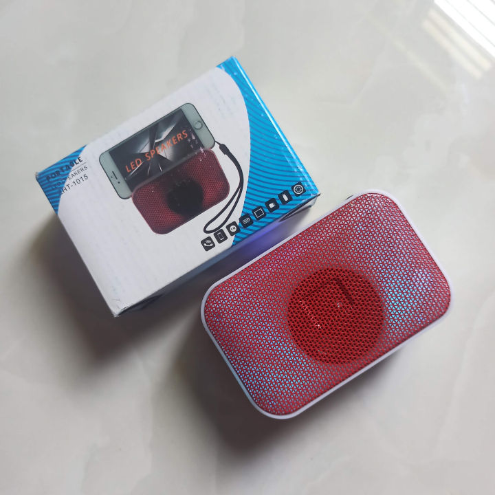 ZHT-1015 Bluetooth, USB, TF Card & FM Radio Supported Colorful Lighting Speaker