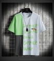 2024 New Printed Synthetic Fabric Summer Men's Short Sleeve T-Shirt. 
