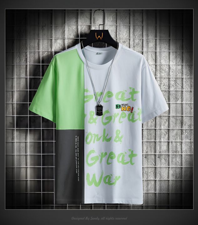 2024%20New%20Printed%20Synthetic%20Fabric%20Summer%20Men's%20Short%20Sleeve%20T-Shirt%20-%20Image%202