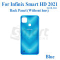 For Infinix Smart HD 2021 X612B X612 Back Panel/Backshell/ Casing + Without Camera Lens + Side Buttons With Logo-All Colors Available.