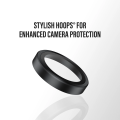 Premium Camera Lens Protector Film for Samsung Galaxy A37 5G Metal Ring Protective Glass.