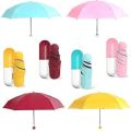 Capsule Umbrella,Mini Pocket Capsule Umbrella Waterproof UV Rain Umbrellas -Bix Super Shop. 