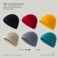 Men Women Mini Fisherman Beanie Hat Winter Soft Woolen Knitted Docker Skull Cap. 
