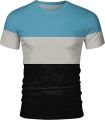 Mens Color Block T Shirt Summer Tops Crew Neck Basic Tees Slim Fit Sport Tshirt Stylish Shirts Blouse.