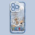 O-One Piece Luffy 5 Gear Clear Case for Samsung Galaxy S23 S22 Ultra S21 S20 FE S10 Plus Note 20 10 9 A32 A52S A52 A72 Cover.