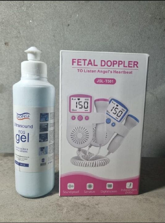 Fetal Doppler Heart Rate Monitor Baby Fetal Sound Heart Detector with ...