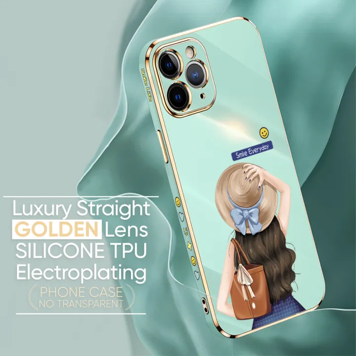 Jizetin%20(Free%20Lanyard)%20for%20Huawei%20Nova%203i%20/%20P%20Smart%20Plus%20Back%20Cover%20Girl%20In%20Hat%20Luxury%206D%20Plating%20Case%20Side%20Pattern%20Soft%20Silicone%20Square%20Mobile%20Phone%20Cases%20-%20Image%204