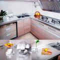 Aluminium Paper Heat Resistant Oil Proof Waterproof Kitchen Wallpaper - 1Roll. 